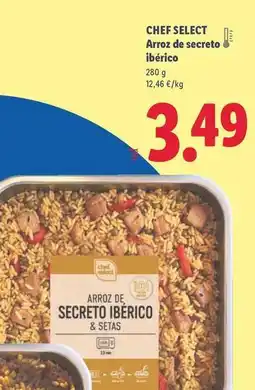 Lidl Chef select - arroz de secreto iberico oferta