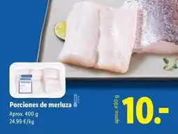 Lidl Porciones de merluza oferta
