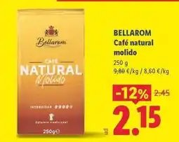 Lidl Bellarom - café natural molido oferta