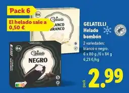Lidl Gelatelli - helado bombon oferta