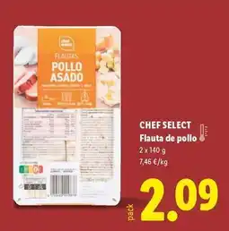 Lidl Chef select - flauta de pollo oferta