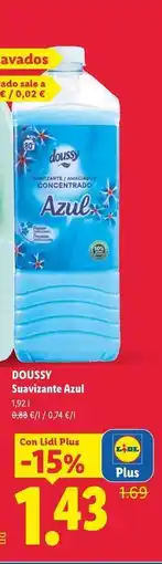 Lidl Doussy - suavizante azul oferta