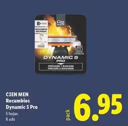 Lidl Cien men - recambios dynamic 5 pro oferta