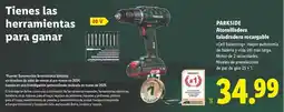 Lidl Parkside - atornilladora nacional recagabe oferta