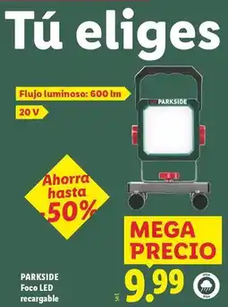 Lidl Parkside - forco led recargable oferta