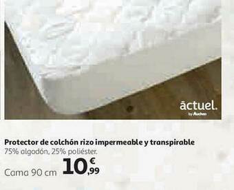 Alcampo Protector De Colchón Rizo Impermeable Y Transpirable oferta