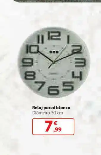 Alcampo Reloj Pared Blanco oferta