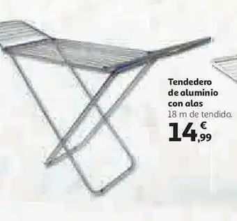 Alcampo Tendedero De Aluminio Con Alas oferta