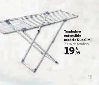 Alcampo Tendedero Extensible Modelo Duo Gimi oferta