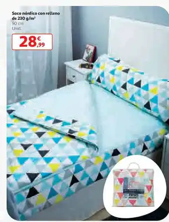 Alcampo Saco Nórdico Con Relleno De 230 G M² oferta