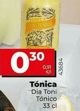 Dia Supermercados Tónica Dia Toni Tónico oferta