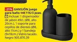 Juego para baño