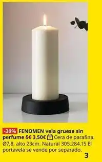 IKEA Vela - gruesa sin perfume oferta