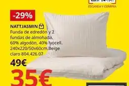 IKEA Claro - funda de edredon y 2 fundas de almohada oferta