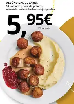 IKEA Albóndigas de carne oferta