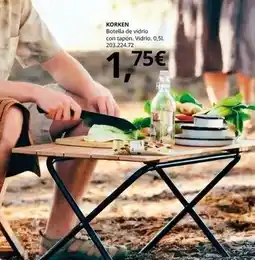 IKEA Botella de vidrio con jamón oferta
