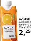 IKEA Batido de naranja zanahoria y adulto oferta
