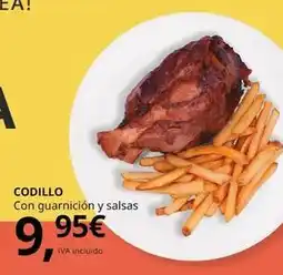 IKEA Codillo con guarnicion y salsas oferta