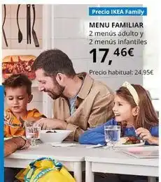 Ikea - menu familiar