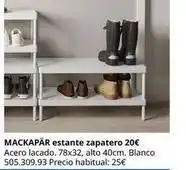 Blanco - mackapar estante zapatero 20€