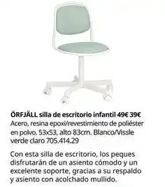 Claro - orfjäll silla de escritorio infantil
