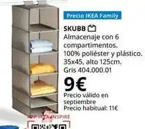 IKEA Ikea - almacenaje con 6 compatimentos. 100% poliéster y plástico oferta