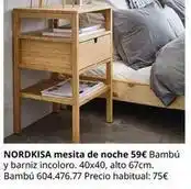 IKEA Nordkisa mesita de noche oferta