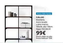IKEA Ikea - estantería. acero lacado y pino macízo oferta