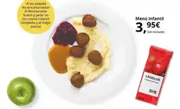 IKEA Ikea - menu infantil oferta