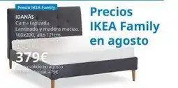 IKEA Ikea - cama tapizada. laminado y madera macizia oferta