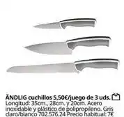 IKEA Ánplig cuchillos oferta