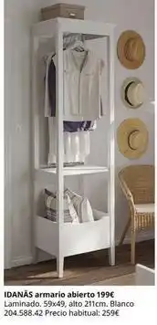 IKEA Blanco - idnañas armario abjerro oferta