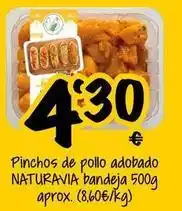 Cash Fresh Natura - pinchos de pollo adobado bandeja oferta