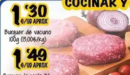 Cash Fresh Burguer de vacuno oferta
