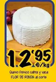 Cash Fresh Flor de ronda - queso fresco cabra y vaca oferta