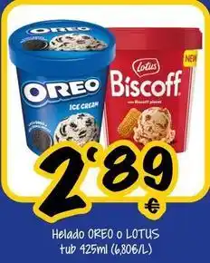 Cash Fresh Oreo - helado oferta