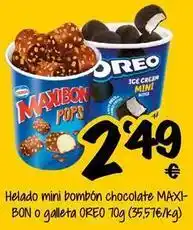 Cash Fresh Oreo - helado mini bombon chocolate maxi- bon o galleta oferta