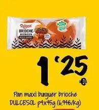 Cash Fresh Dulcesol - pan maxi burger brioche oferta