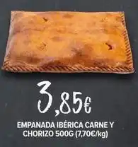 Cash Fresh Empanada iberica carne y chorizo oferta