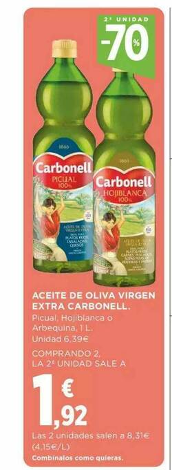 Supercor Aceite De Oliva Virgen Extra Carbonell oferta
