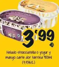 Cash Fresh Dor - helado stracciatella o yogur y mango carte tarrina oferta