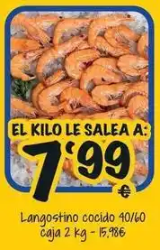 Cash Fresh Langostino cocido oferta