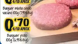 Cash Fresh Mixta - burguer cerdo vacuno oferta
