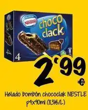 Cash Fresh Nestlé - helado bombon chococlak oferta