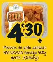 Cash Fresh Natura - pinchos de pollo adobado bandeja 500g oferta