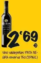 Cash Fresh Valdepeñas - vino valdepenas negra reserva oferta