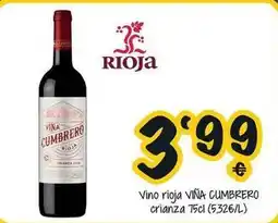 Cash Fresh Viña cumbrero - vino rioja oferta