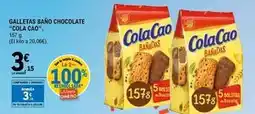 E.Leclerc Cola cao - galletas bano chocolate oferta