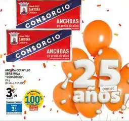 E.Leclerc Consorcio - anchoa octavillo serie roja oferta