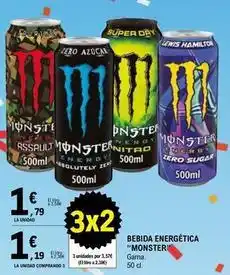 E.Leclerc Monster - bebida energética oferta